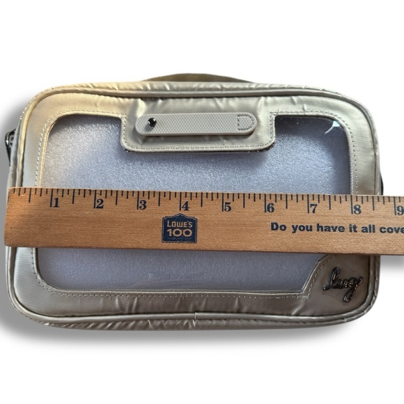 Lug Stagecoach Clear Stadium Crossbody  Bag Met Champagne NWOT - Picture 6 of 9